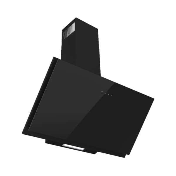 Hotte décorative PREMIUM CAPRI 60 Cm Pyramidale Noir (CAPRI.60B)