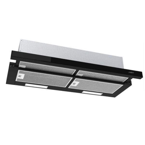 Hotte encastrable PREMIUM Tirroir 60 Cm Noir (NEYO.60B)