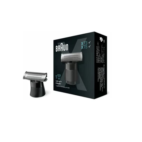 Lame de Rechange Braun Pour Rasoir Tondeuse Serie X XT10 Noir (BRPR0243)