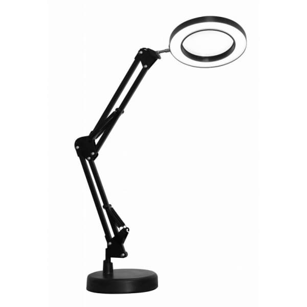 Lampe de bureau PLATINET LAMPA MAGNIFY 10W NOIR (PDLD11)