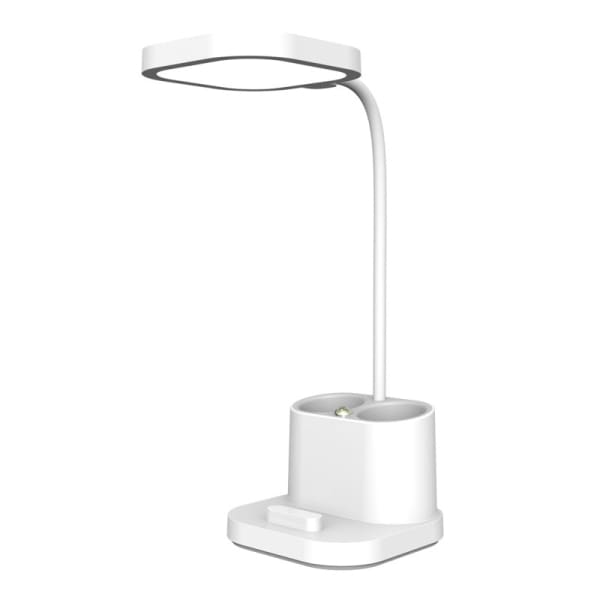 Lampe de bureau PLATINET LED PORTE STYLO 4W BLANC [45777] (PDL008)