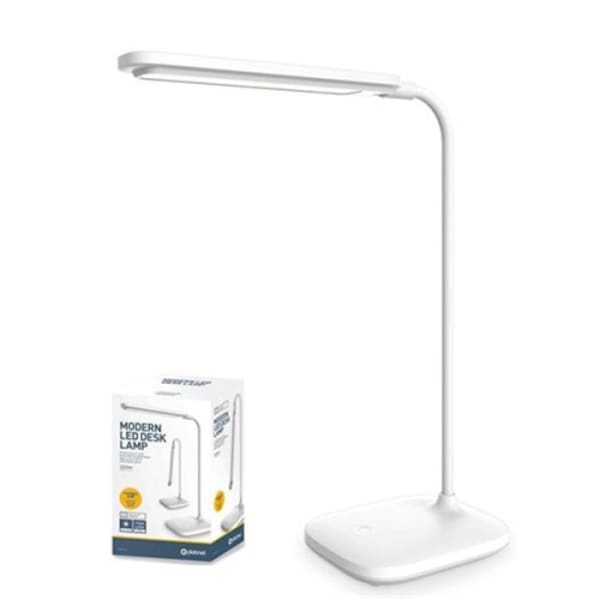 Lampe de bureau PLATINET rechargeable blanc (PDL6728)