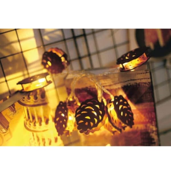 Lampes Décoratives Automne3 PLATINET En Coton - Marron (PCBARM1047)