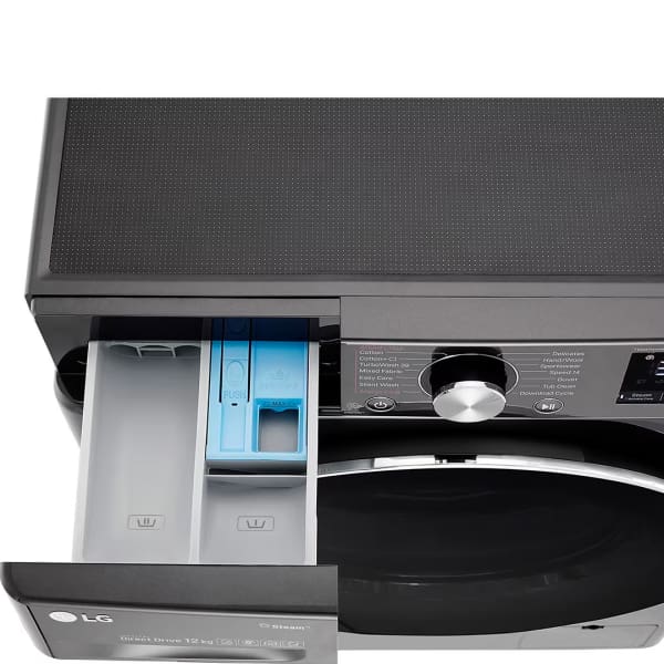 Lavante séchante LG 12/8Kg-1400Tr Frontal dark inox (F4V9BCP2EE)