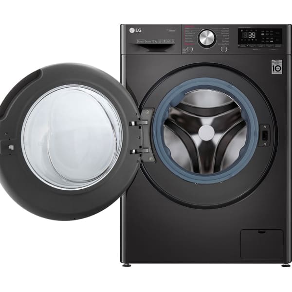 Lavante séchante LG 12/8Kg-1400Tr Frontal dark inox (F4V9BCP2EE)