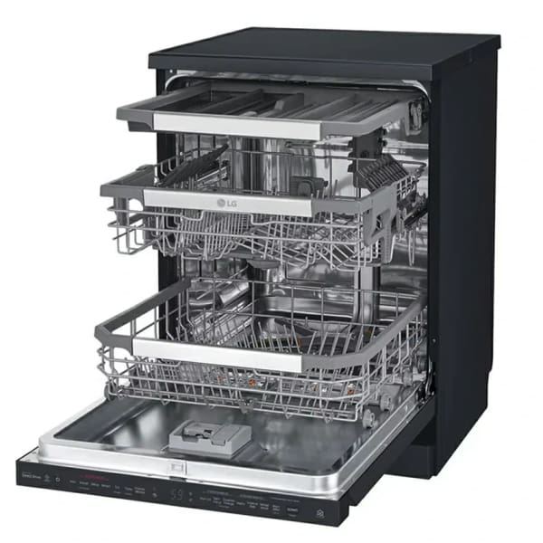 Lave vaisselle pose libre LG 14 couverts NOIR QuadWash (DFC335HM)