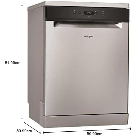 Lave-vaisselle pose libre WHIRLPOOL 14 couverts inox (WRFC3C26X)