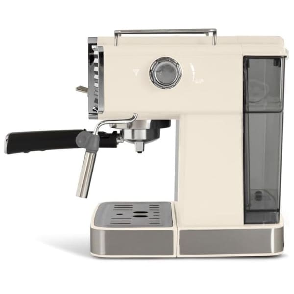 Machine à Café expresso LIVOO 1.5 Litres-1350W Crème (DOD174C)