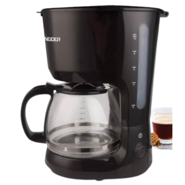 Machine à Café Filtre 750W Noir SCHNEIDER (SCHCM12)