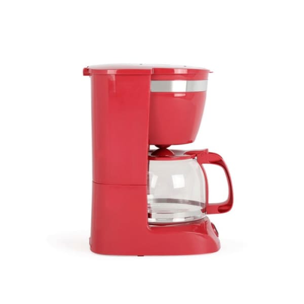 Machine à Café Filtre LIVOO 1.25 Litres-800W Rouge (DOD163RC)