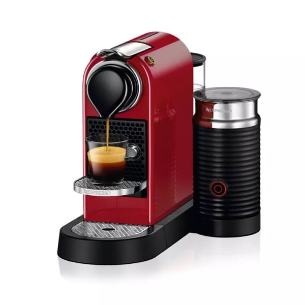 Machine à café Nespresso CitiZ&Milk (C122 Cherry Red)