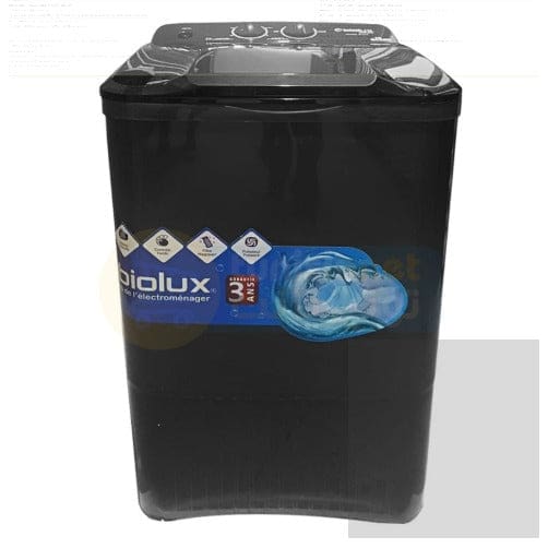 Machine à laver BIOLUX 10 KG semi automatique Noir (ST101S)
