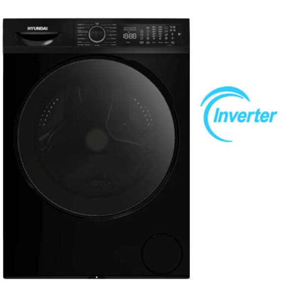 Machine à laver frontale Hyundai 1400tr Inverter 10Kg Noir (HYN.WM1014001.B01)