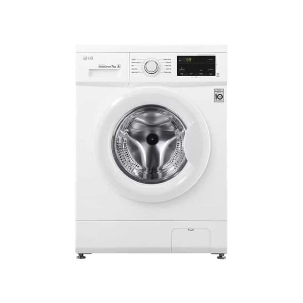 Machine à laver Frontale LG 7Kg- 1400 Tr Blanc (FH2J3QDNPO)