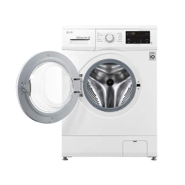 Machine à laver Frontale LG 7Kg- 1400 Tr Blanc (FH2J3QDNPO)
