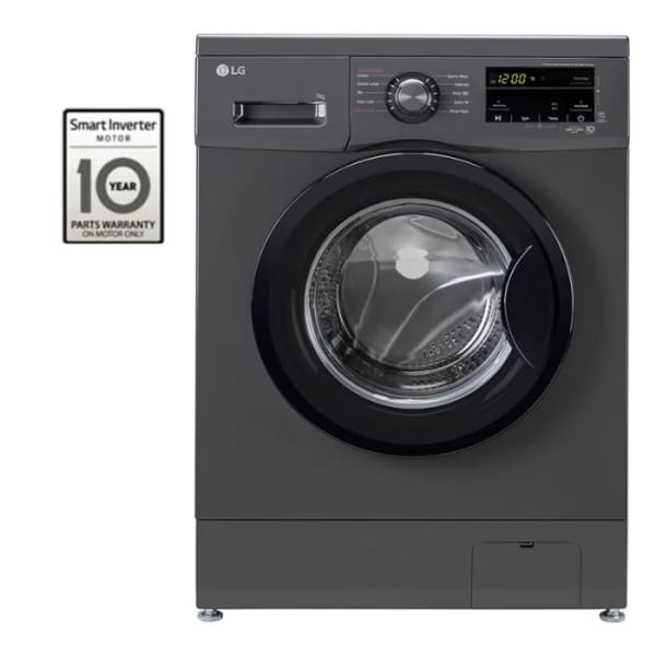 Machine à laver LG 7Kg Frontale Noir (F2J3QYG6J)