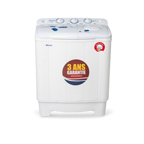 ORIENT Machine à laver XPB1*11-2 (11Kg) Blanc Semi-Automatique