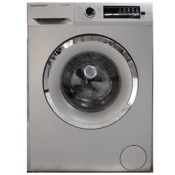 Machine à laver SCHNEIDER 8 KG Frontale Silver (SCLL810EXPS)