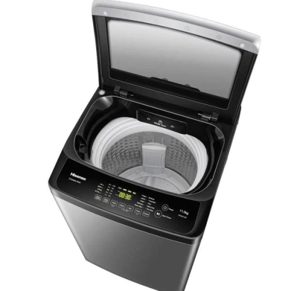 Machine à laver Top HISENSE 11kg frontale Silver (WTJA1112T)