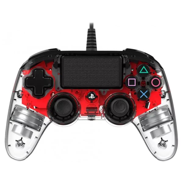 Manette filaire NACON pour PS4 - Rouge (PS4OFCPADCLRED)