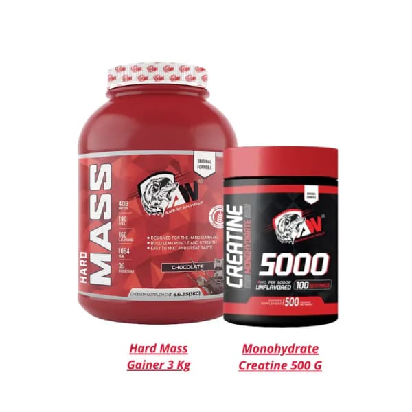 Mass Gainer 3 Kg + Creatine Monohydrate 500 G