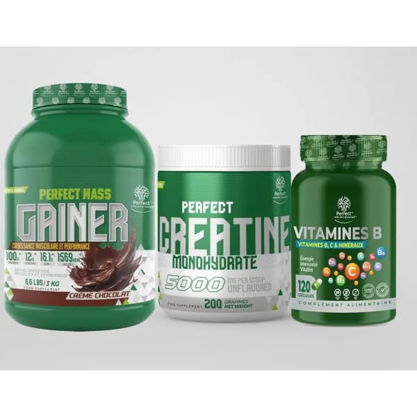 mass gainer + creatine +vitamine b