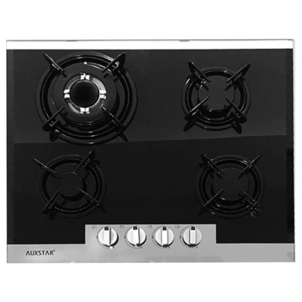 Plaque à gaz AUXSTAR 4 feux noir émaillé