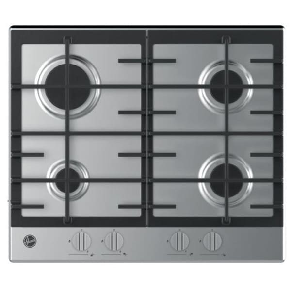 Plaque à Gaz Hoover 4 Feux 60Cm - Inox (HHG6BRK3X)