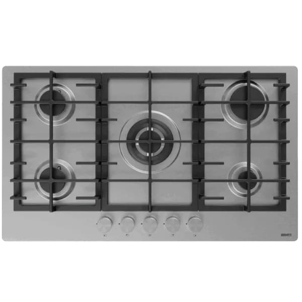 Plaque a gaz INFINITY 5 Feux 90 Cm Inox (H9351P10IS)