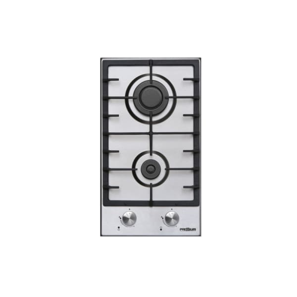 Plaque à Gaz PREMIUM 2 Feux inox (AP32.XS02)