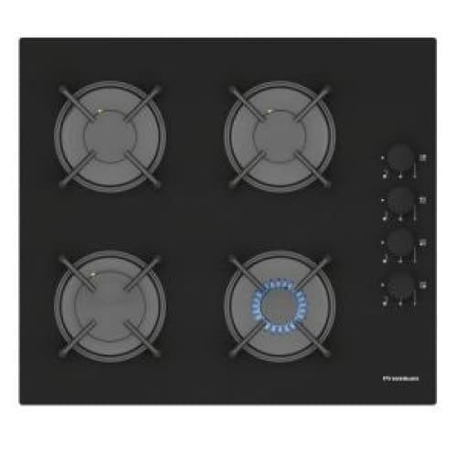 Plaque à gaz PREMIUM 4 feux noir (AP1640.BS04)