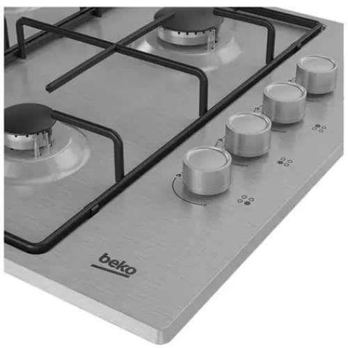 Plaque de Cuisson Encastrable BEKO 4 Feux 61 cm - Inox (HIGG64123SXL)