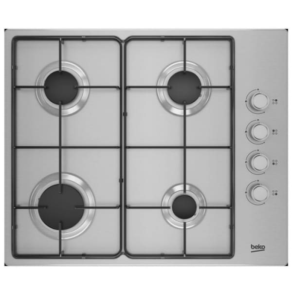 Plaque de Cuisson Encastrable BEKO HIGG64123SXL 4 Feux 61 cm - Inox