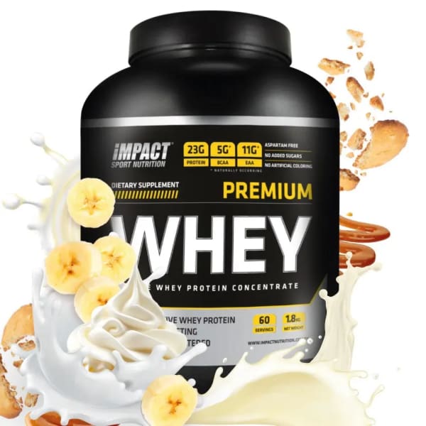 Premium Whey Pot 1.8 kg Impact Sport bouteille