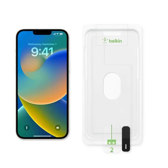 Protection décran Belkin En Verre UltraGlass Pour IPhone 14 Plus & 13 Pro Max (SFA067ec)