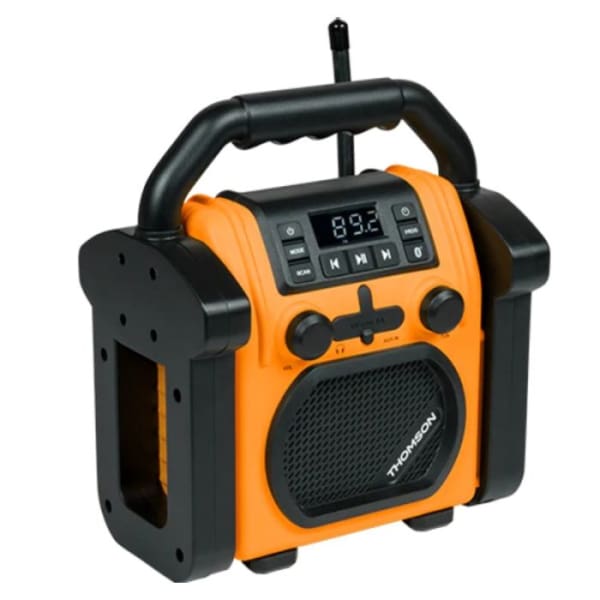 Radio et Enceinte Bluetooth De Chantier - Noir&Orange THOMSON (WKR60BT)