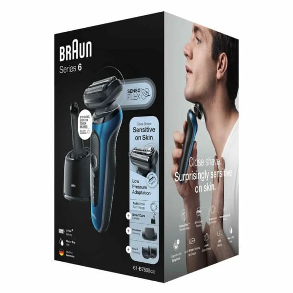 Rasoir Électrique Séries 6 Wet & Dry Braun (61 B7500CC)
