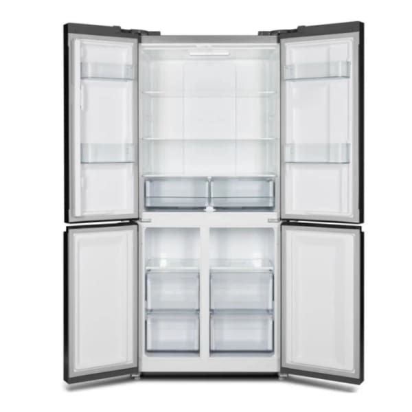 Réfrigérateur 4 Portes Hyundai NoFrost 436 L Verre Noir (HYN-84RF4DBG.1)