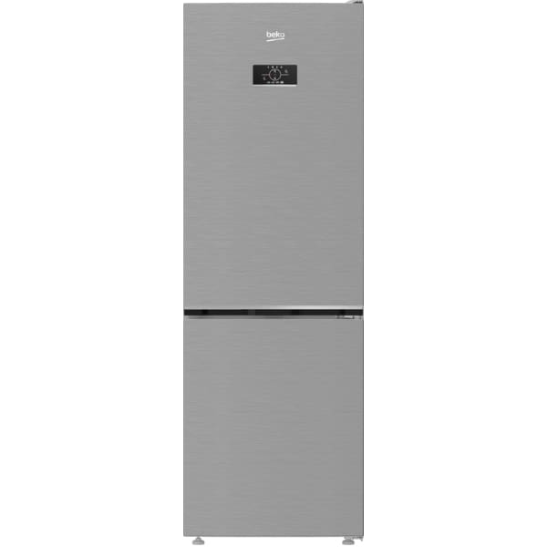 Réfrigérateur Beko Combiné No Frost 407 Litres Avec Afficheur / Silver / (B5RCNA460HSX)