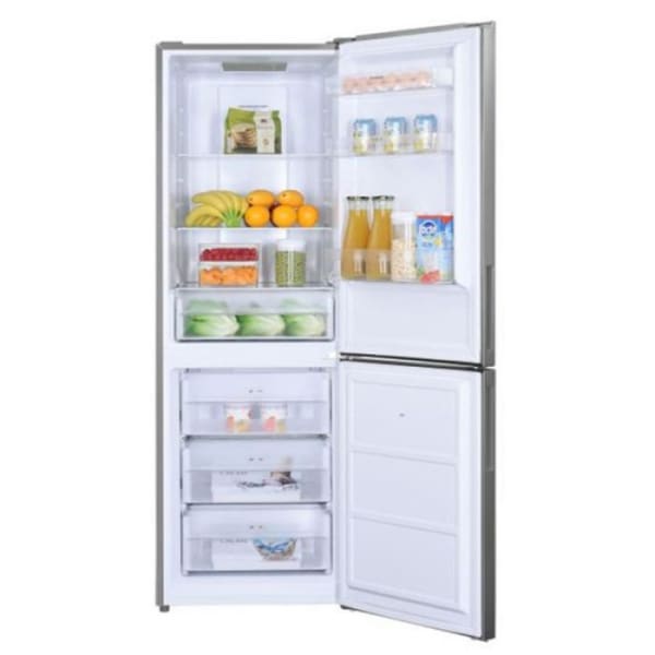 Réfrigérateur combiné BRANDT 380L No Frost inox (BFC8610NX)(185 x 60 68.5 cm)