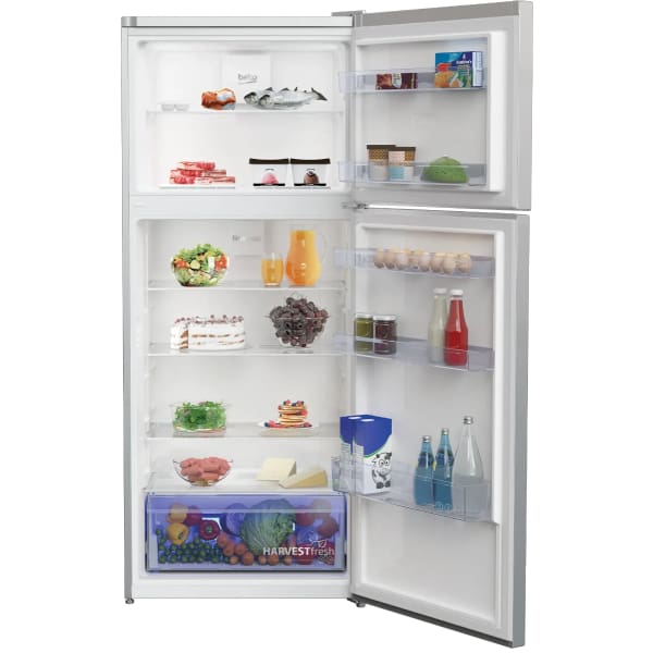 Réfrigérateur double portes BEKO 420 litres NO FROST SILVER (RDNE480K20HS)
