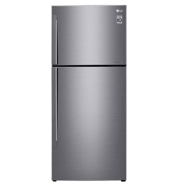 Réfrigérateur double portes LG 410L Smart inverter No Frost silver (GL-C432HLCM)(168 x 70 73 cm)