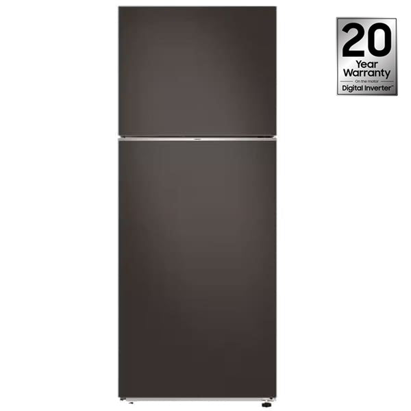 Réfrigérateur double portes SAMSUNG 415L No Frost noir charbon (RT42CB6644C2EL)