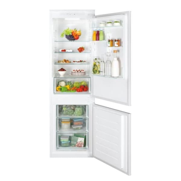 Réfrigérateur CANDY 264L combiné encastrable De Frost blanc (CBL3518F)