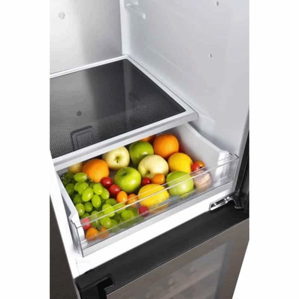 Réfrigérateur Hyundai 548L Side By Inverter No Frost + Cave À Vin Verre Gris(HYN-91TWC.SG) (911x706x1780mm)