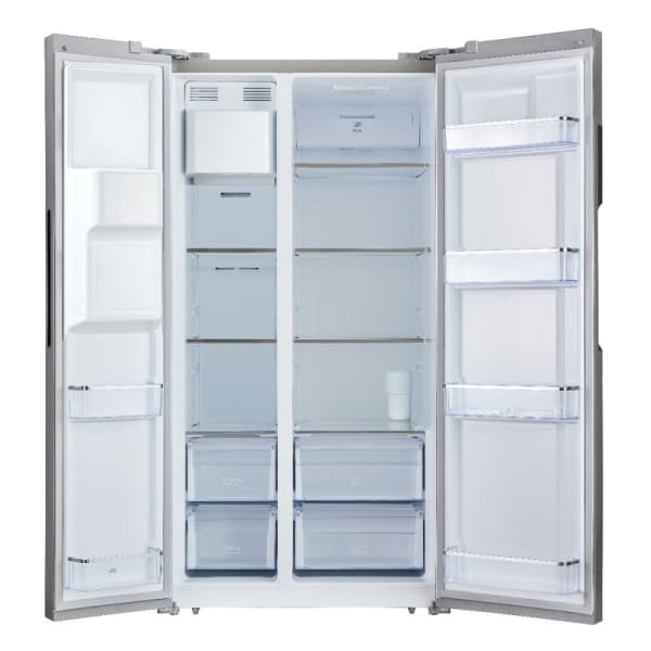 Réfrigérateur Hyundai 556L Side By Inverter No Frost Avec Distributeur d’eau Verre Noir (HYN-91SBSIM.BG)