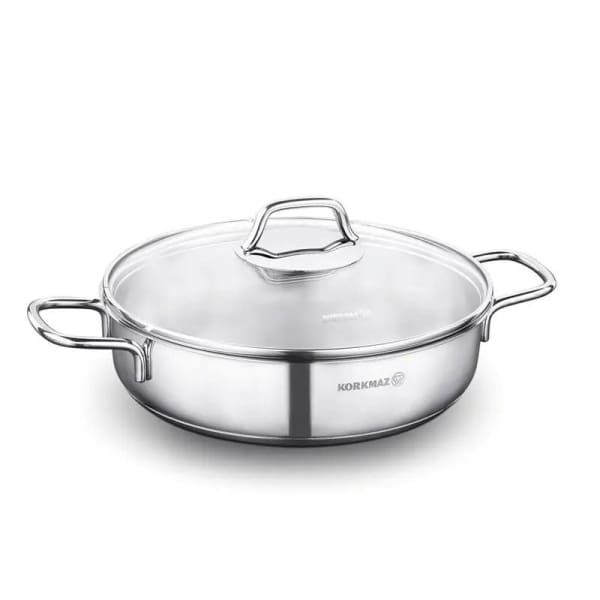 Shallow Pan KORKMAZ Perla 22 cm Inox (A1833)