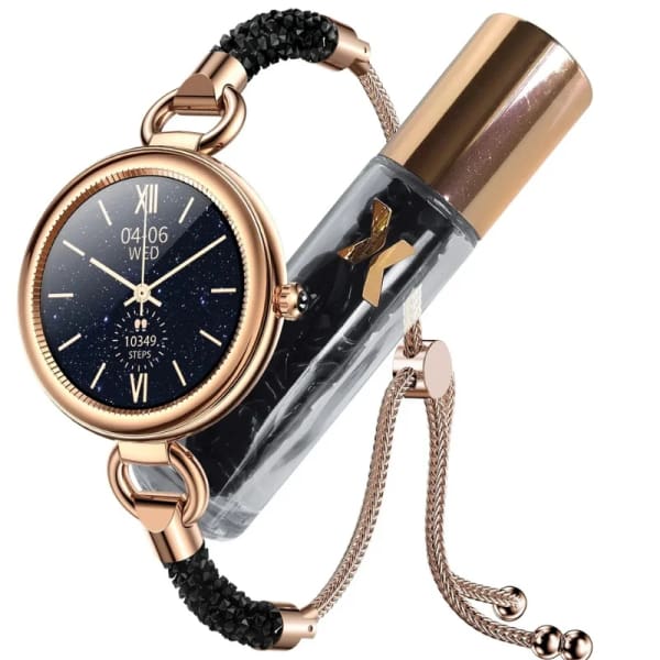 smart watch Maxcom FW51 Cristal – Noir & Dore (FW51)
