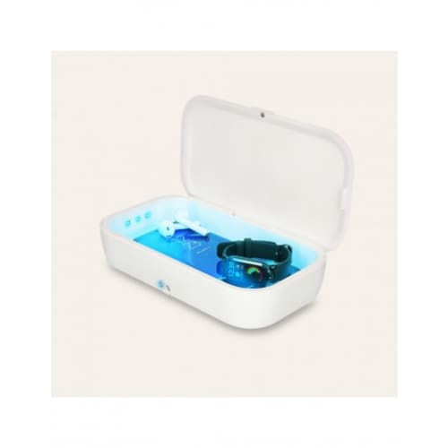 Stérilisateur à caisson lumineux Uv KSIX avec charge sans fil 10w (DCLBOX)