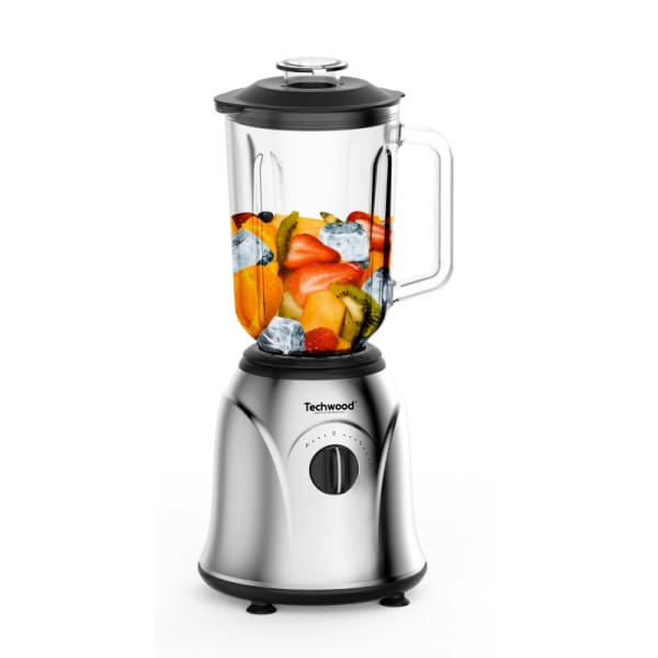 Super Blender TECHWOOD 1.5l-1000W Inox et Verre (TBLI-1060)